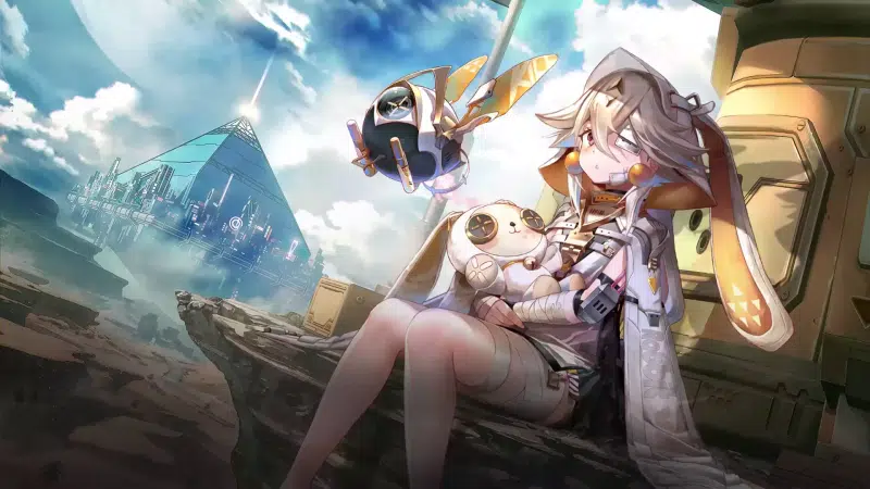 fantasy, loli, drone, nice girl, fantasy tower, ruby, tower of fantasy, ears, beautiful girl, anime, arts, eye patch, games, anime girls Live Wallpaper