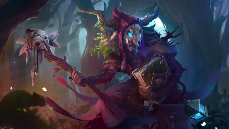 games, goblin, dota 2, arts, anime, forest, wizard, dazzle Live Wallpaper