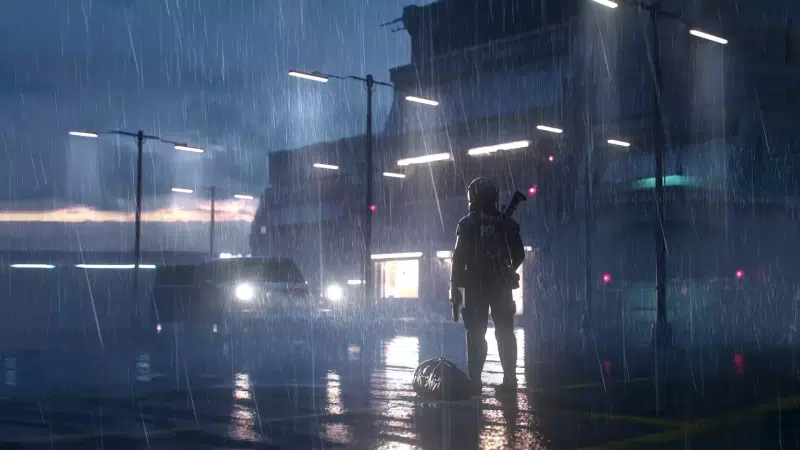 police, arts, policeman, exchange, bag, weapon, police, rain, policeman Live Wallpaper