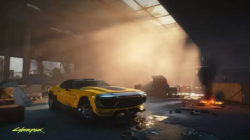 games, cyberpunk, camaro, chevrolet, auto - moto, yellow-black Live Wallpaper