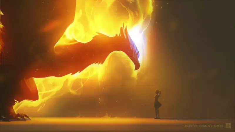 phoenix, anime, anime girls, winged friend, arts, fire bird Live Wallpaper