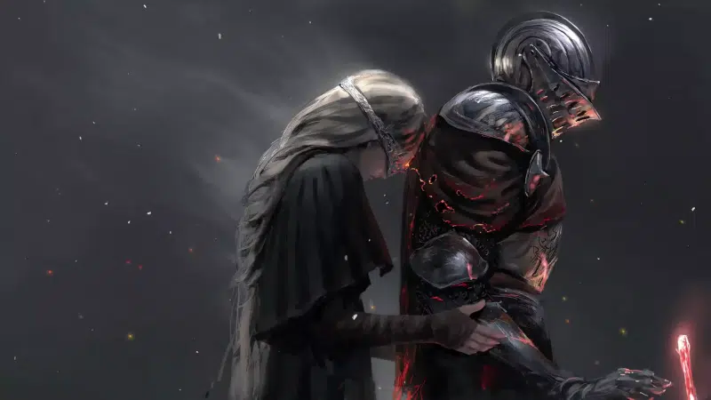 the keeper of fire, dark souls, fire keeper, games, chosen undead, arts, the chosen dead Live Wallpaper