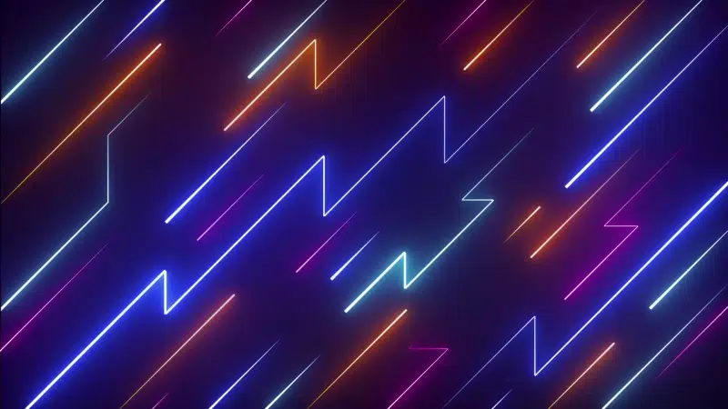 pink lines, blue lines, neon, orange lines, abstractions Live Wallpaper