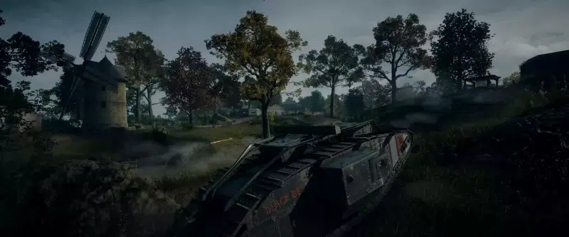 battlefield, games, tank, mill, war Live Wallpaper