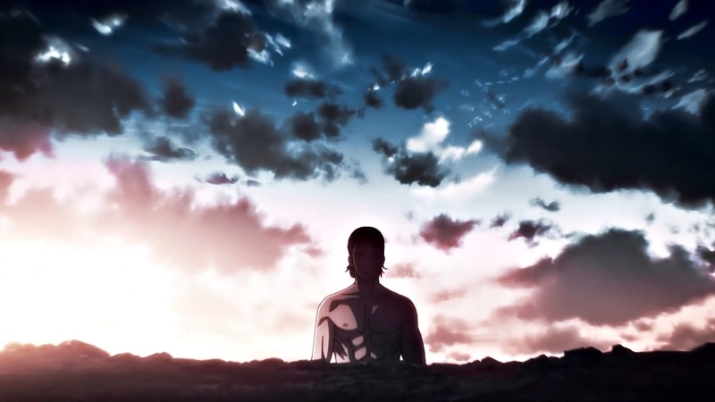 amv, adult eren, attack on titan, anime, edit, eren yeager, a moment from the anime Live Wallpaper