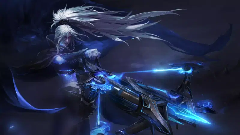 arcana, crossbow, anime girls, onion, anime, games, drow ranger, arts, dota Live Wallpaper