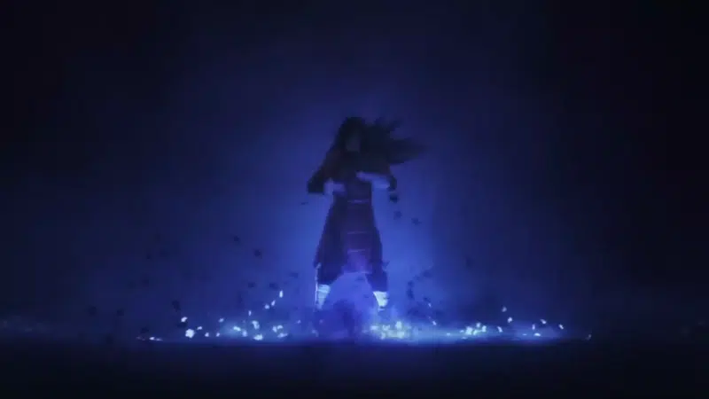 arts, anime, madara uchiha, a moment from the anime, naruto, susanoo Live Wallpaper