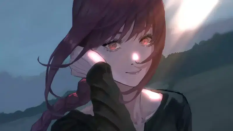 arts, anime girls, chainsaw man, anime, chainsaw man, makima Live Wallpaper