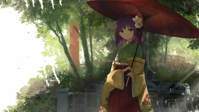 anime girls, toho gumonsiki: the memorable gensokyo, perfect memento in strict sense: memorizable gensokyo, anime, akyu hieda, akyuu hieda no Live Wallpaper