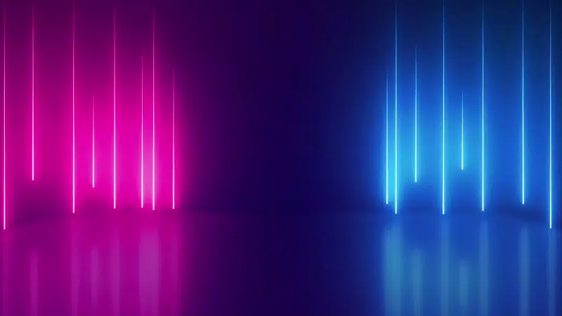 abstractions, vertical lines, neon, blue lines, red lines, lines Live Wallpaper