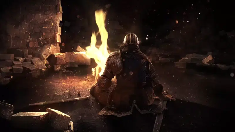 arts, chosen undead, dark souls, the chosen dead, fire, ruins, games Live Wallpaper