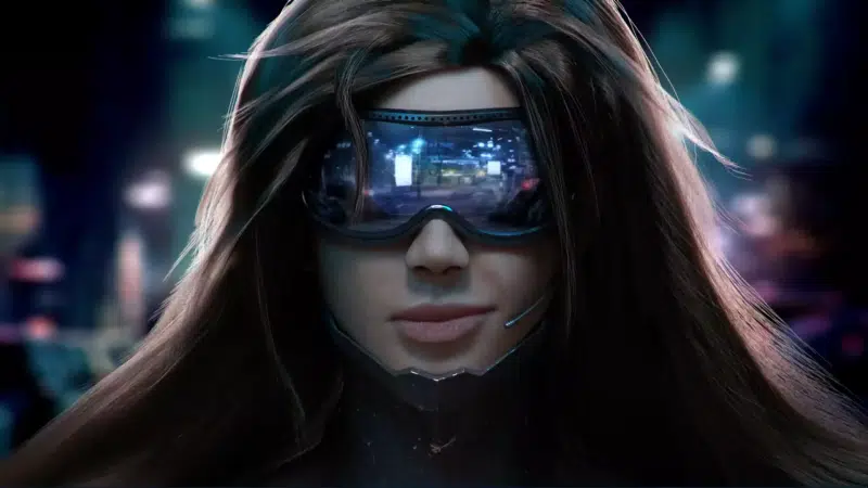girls, fantastic, futuristic girl with glasses Live Wallpaper