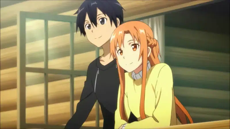 asuna yuuki, cao, anime, masters of the sword online, kazuto kirigaya, kirito Live Wallpaper