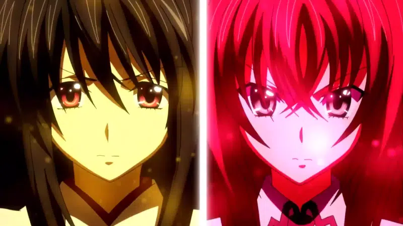 dxd, arts, dhd, akeno himejima, anime girls, anime, rias gremory, high school demons Live Wallpaper
