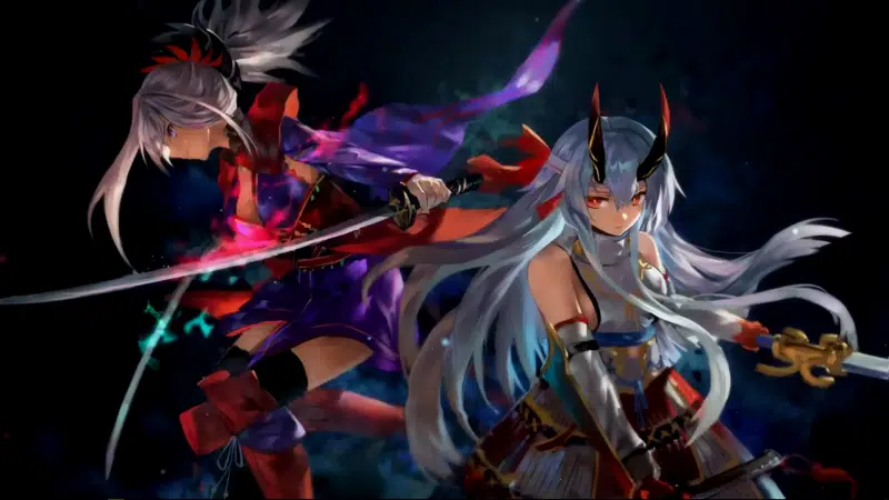 anime, anime girls, musashi miyamoto, the girl with the sword, tomoe gozen, fate, fantasy Live Wallpaper