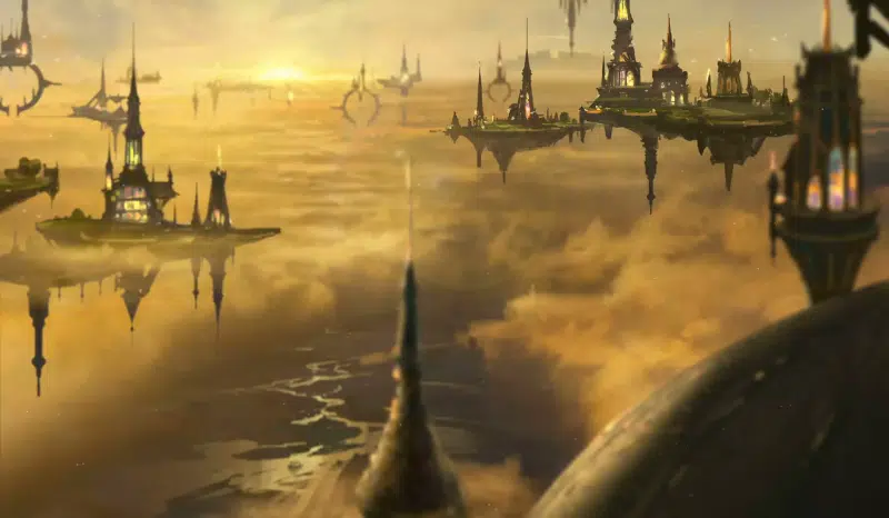 games, magic: the gathering, dominaria, arts, flying island, fantasy Live Wallpaper