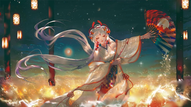Shiranui (Onmyoji), Anime Live Wallpaper