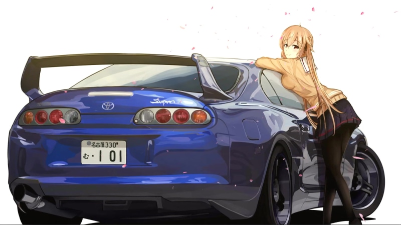 Anime Supra Car Live Wallpaper