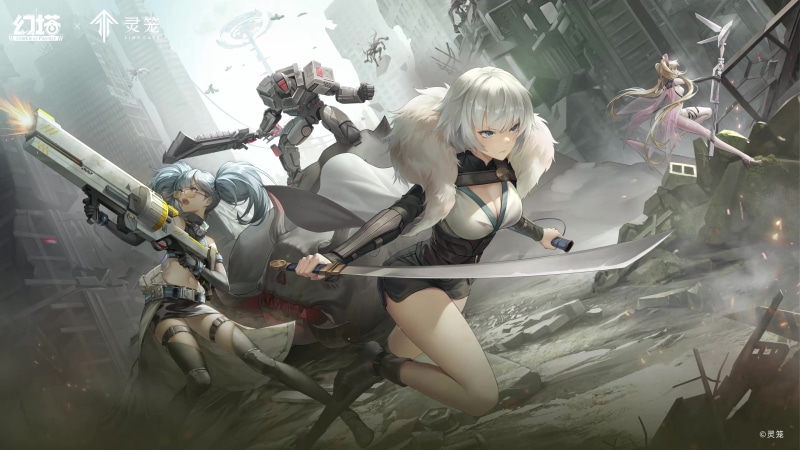 Baiyuekui and Cobalt B - Tower of Fantasy Live Wallpaper