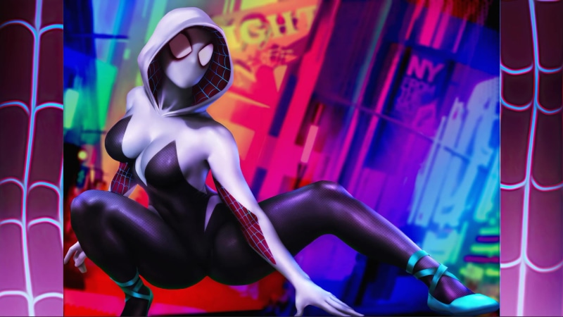 Spider Gwen Super Hero Live Wallpaper