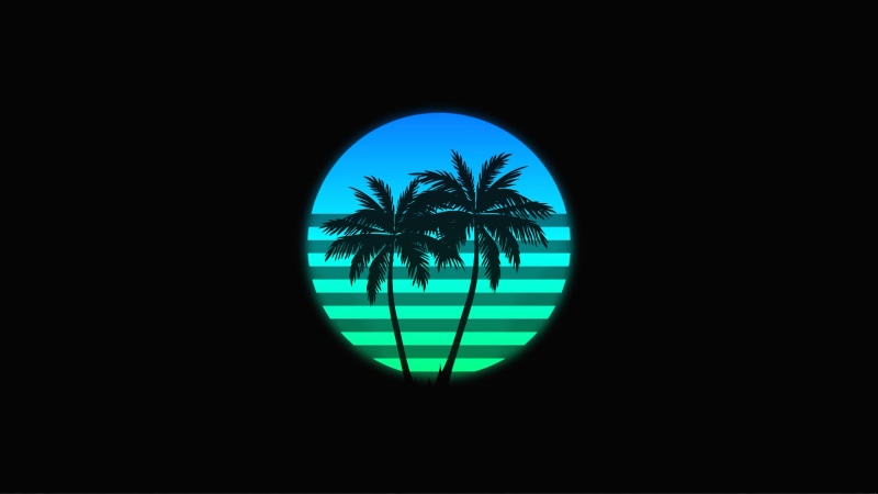 Synthwave Sunset Live Wallpaper