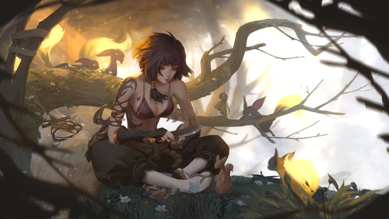 Tree House Mineko Live Wallpaper