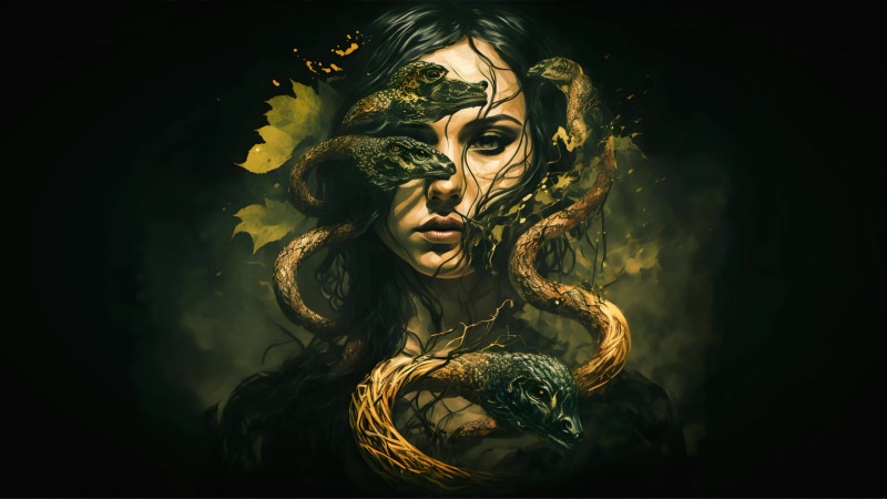 Snakes on Face Live Wallpaper