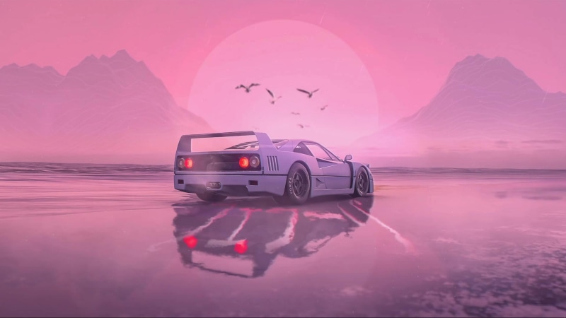 Ferrari F40 Live Wallpaper | 2560x1080