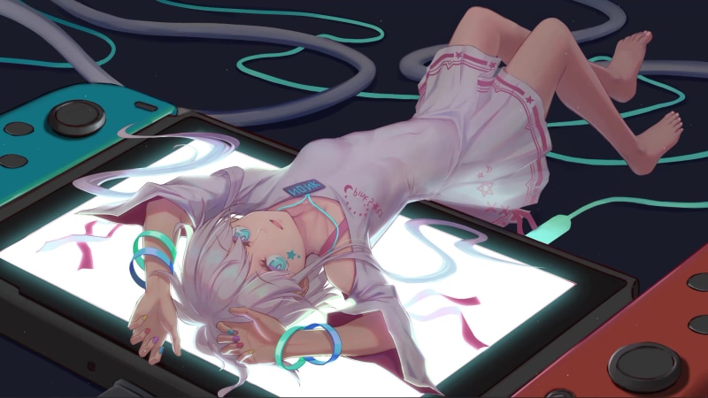 Wii Gamer Girl, Mirror: Enchanting Reflections Live Wallpaper