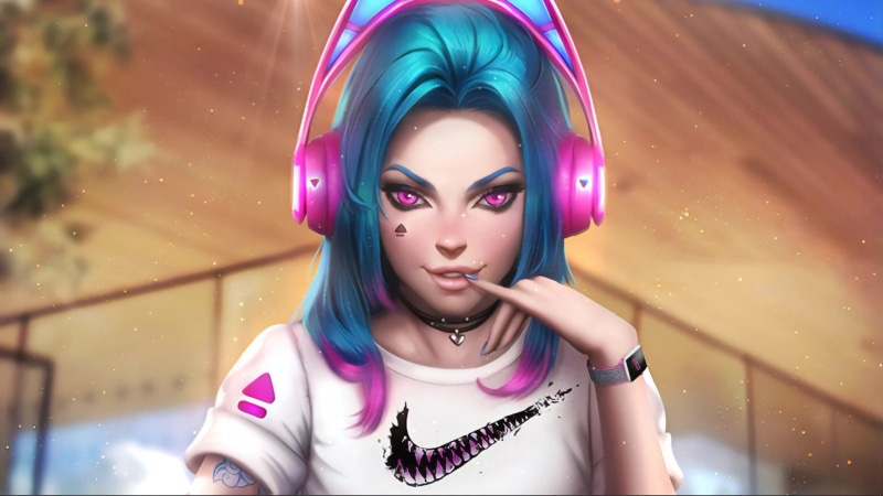 Jinx Headphones Nike Live Wallpaper