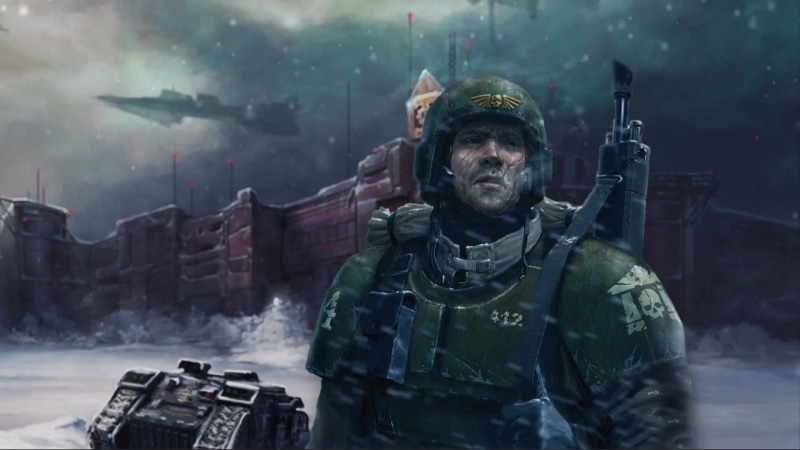 Warhammer 40K Imperial Guardsman Live Wallpaper
