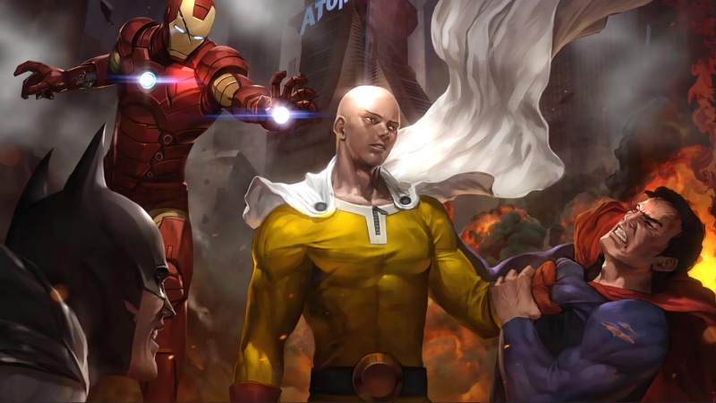 Saitama X Superman Live Wallpaper
