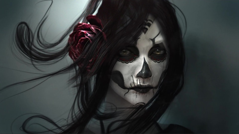 Santa Muerte Live Wallpaper