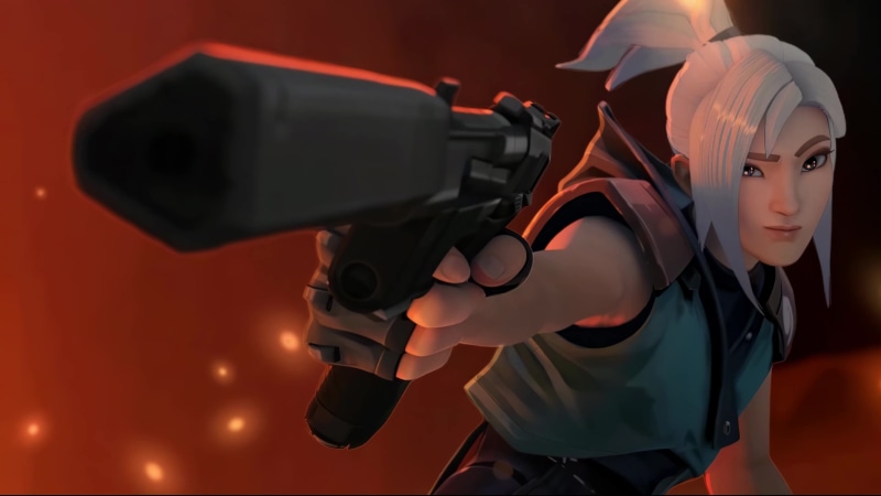 Valorant Jett Agent Gun 4k Live Wallpaper