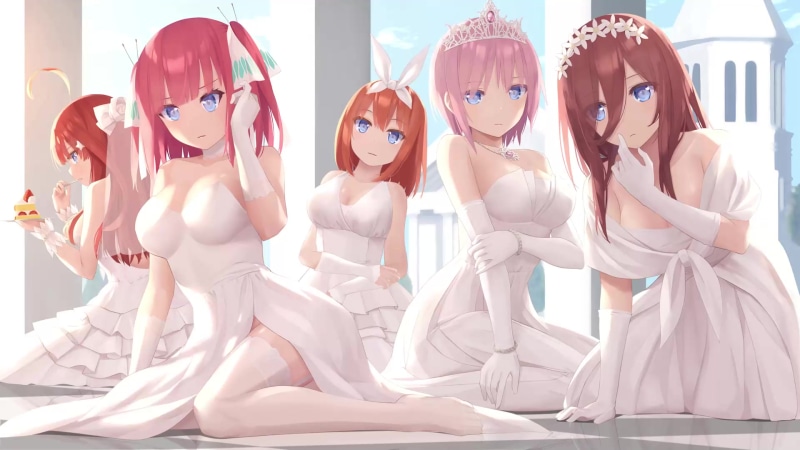 Five Equal Flowers Live Wallpaper