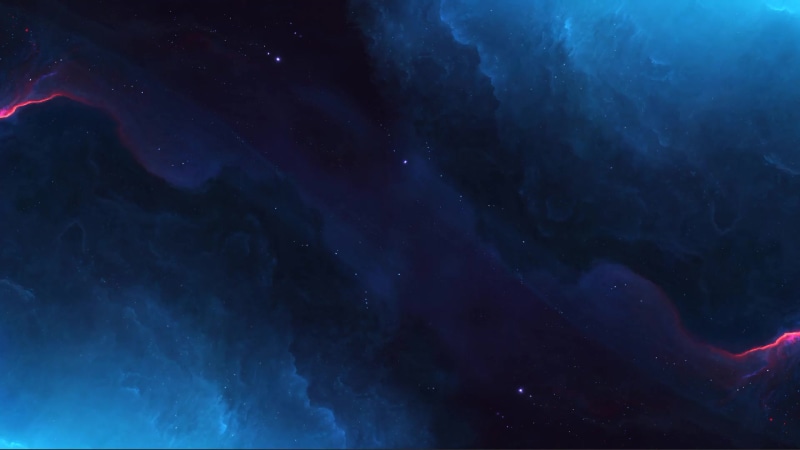 Blue Nebula Space Live Wallpaper