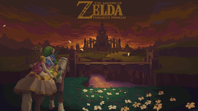 Zelda Twilight Princess Pixel Live Wallpaper