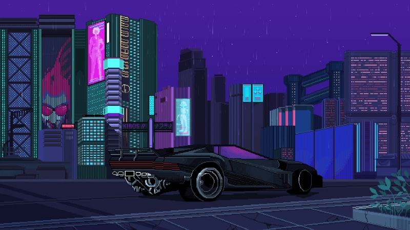 Night City CyberPunk 2077 Pixel 4k Live Wallpaper