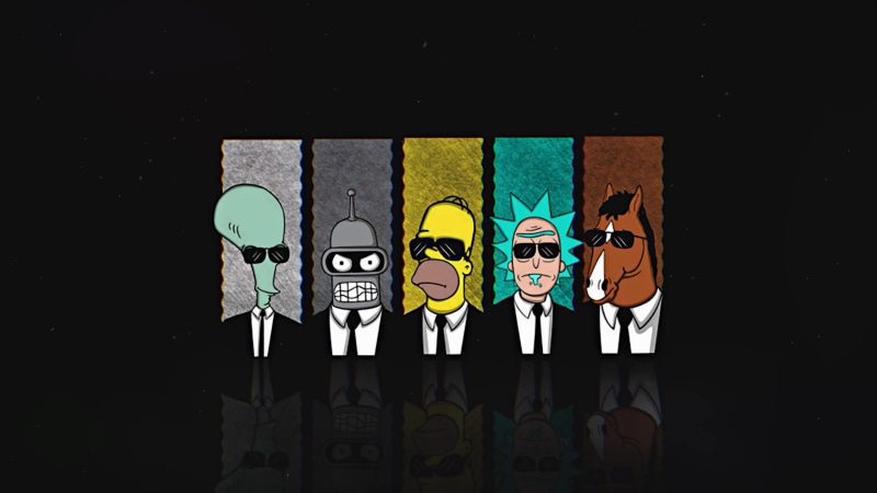 Roger Bender Homer Rick Bojack Live Wallpaper