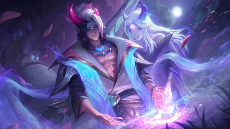 Spirit Blossom Aphelios Live Wallpaper