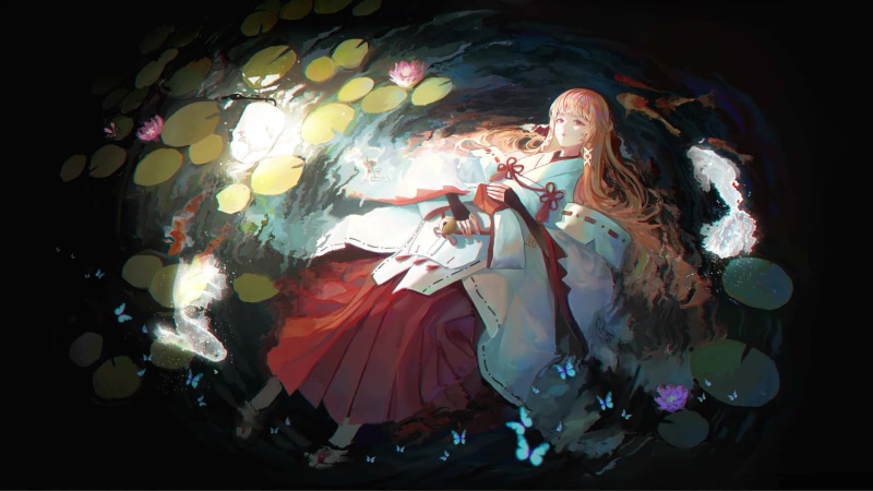 Shrine Maiden Live Wallpaper