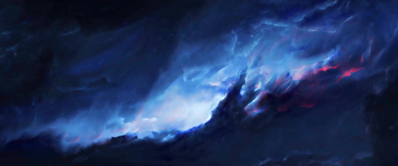Blue Night, 4k Moving Blue Abstract Live Wallpaper