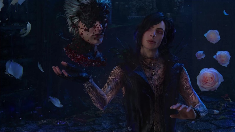 V - Devil May Cry 5 (Crimson Cloud) Live Wallpaper