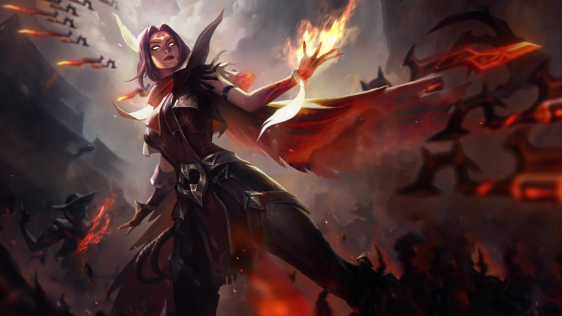 LOL western knife girl Live Wallpaper