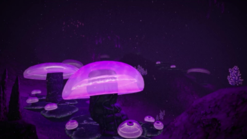 Subnautica Purple Cave Live Wallpaper