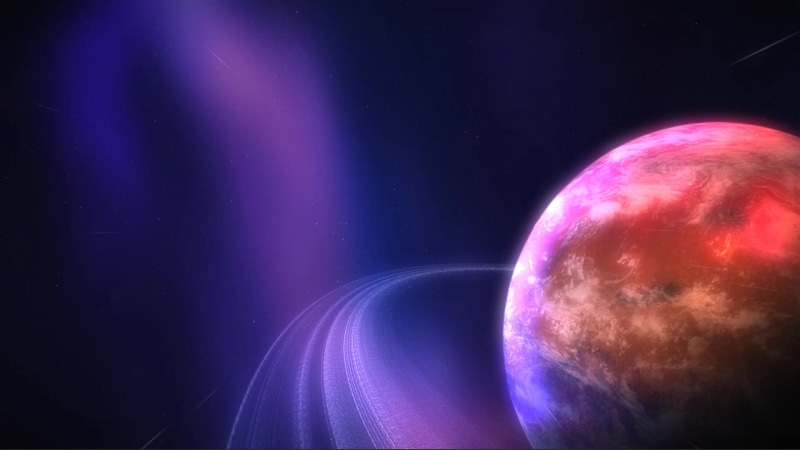 The Ringed Planet Live Wallpaper