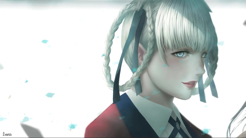 Kakegurui White Live Wallpaper