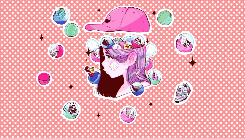 Original, absurdres, highres, girl, bandaid on face, baseball cap Live Wallpaper