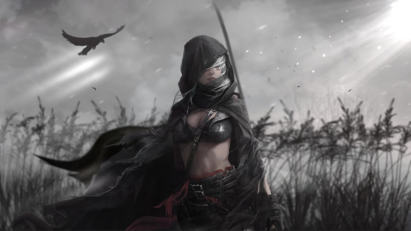 The Sorrow Of The Dark Lady, Fantasy girl Live Wallpaper