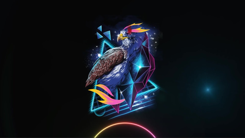 Retro Hawk Live Wallpaper